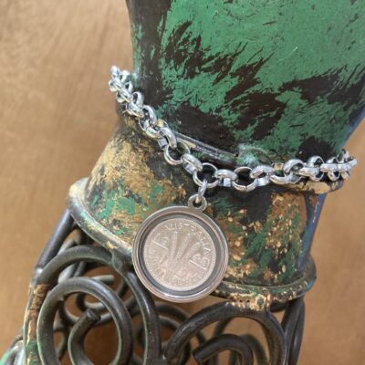1943 Threepence Coin Bracelet