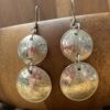 1959 Domed Coin Dangle Earrings - Image 2