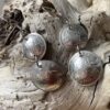 1959 Domed Coin Dangle Earrings - Image 3