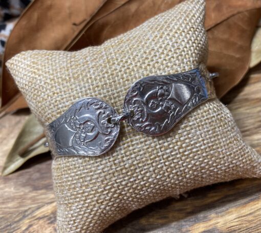 One of a kind Sterling Silver & Stainless Steel Bracelet - Image 4