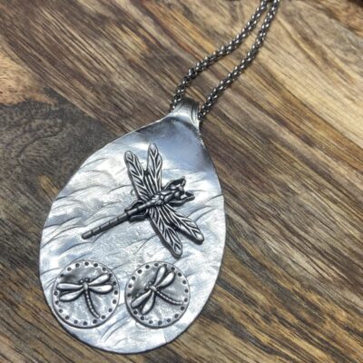 Triple Dragonfly Necklace