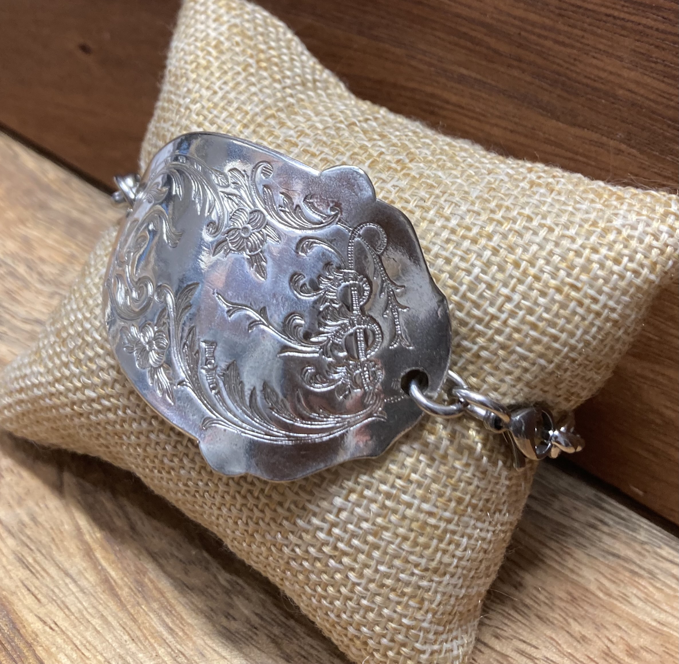 Decorative Silverware Cuff - Molly Made