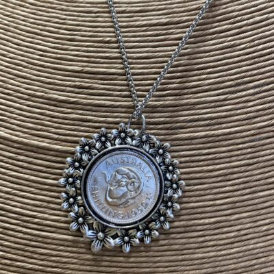 1960 Shilling Flower Necklace