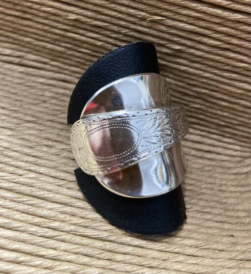 Beautifully Detailed Silver Spoon Ring