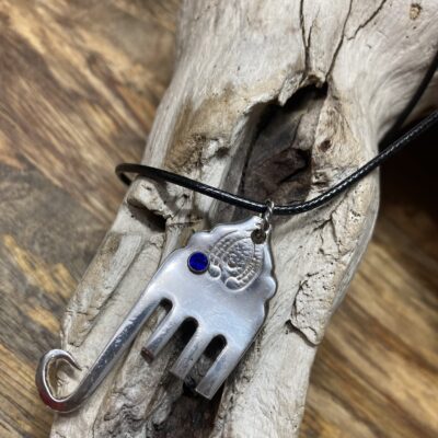 Blue Eyed Elephant Necklace