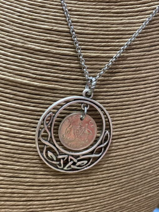 1962 Sixpence Celtic Necklace - Image 3