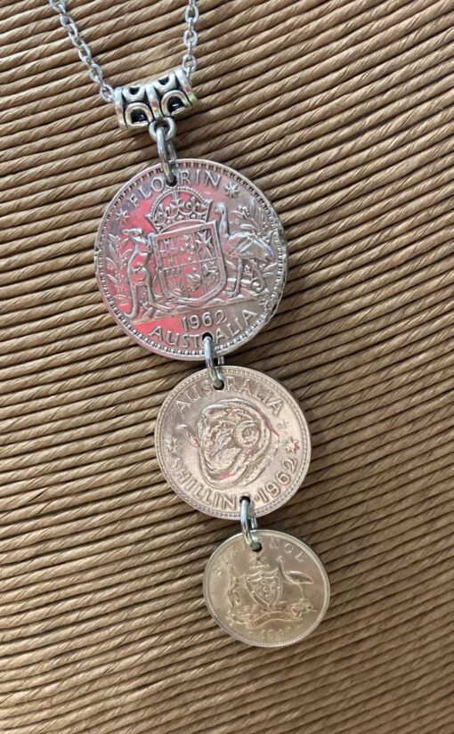 1962 Triple Coin Necklace - Image 3