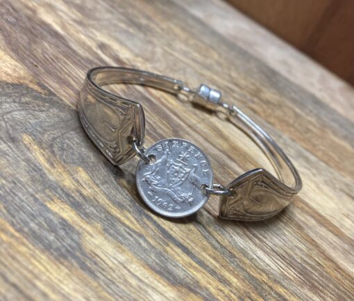 1962 Vintage Sixpence Bracelet