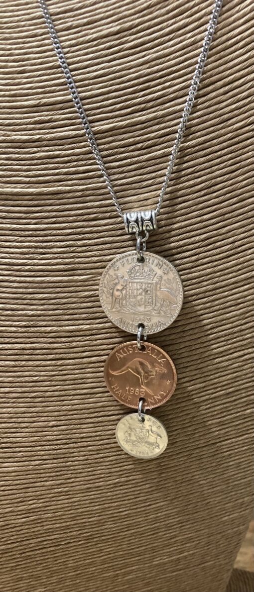 Triple 1963 Coin Necklace - Image 2