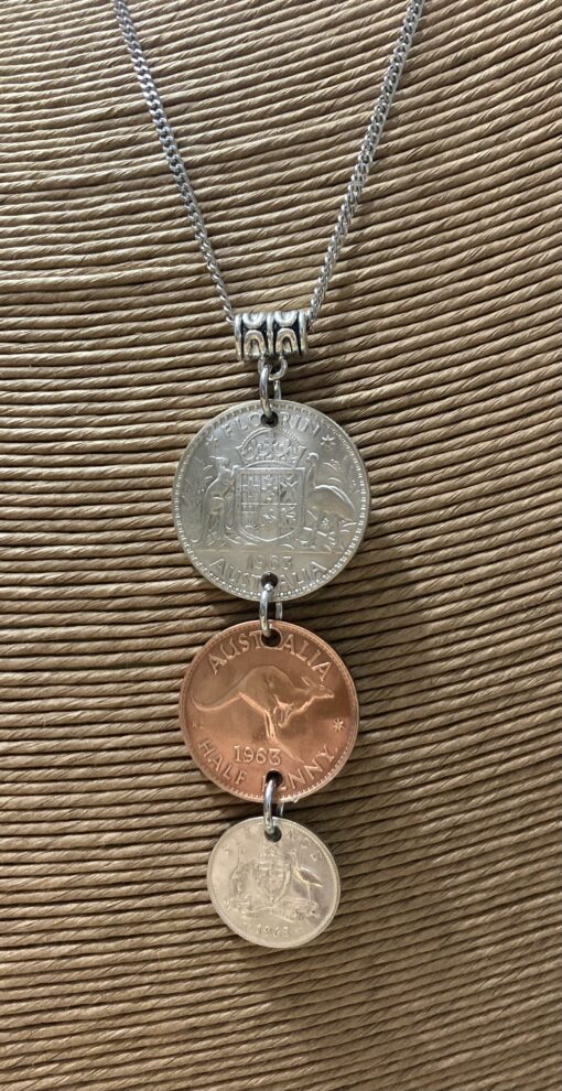 Triple 1963 Coin Necklace - Image 4