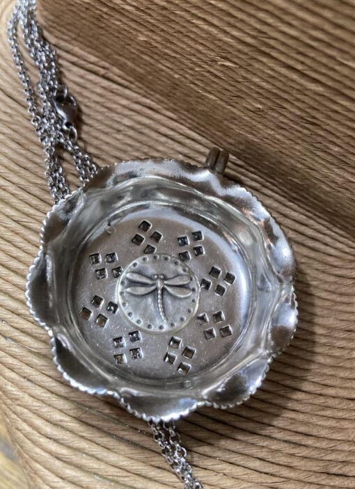 Dragonfly Sifter Spoon Necklace - Image 3