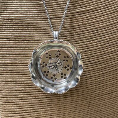 Dragonfly Sifter Spoon Necklace
