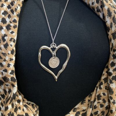1962 Shilling Heart Necklace