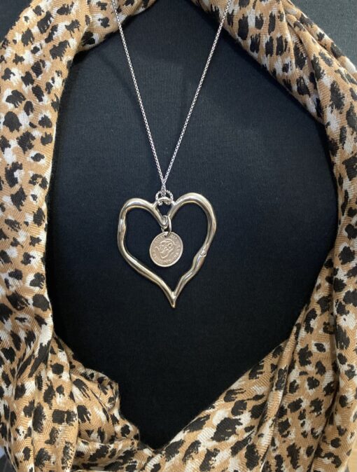 1962 Shilling Heart Necklace
