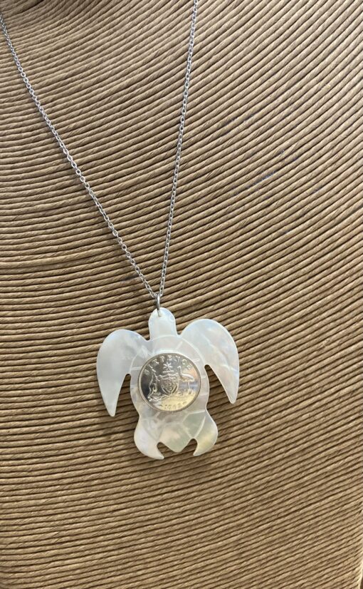 1962 Sixpence Turtle Necklace - Image 3