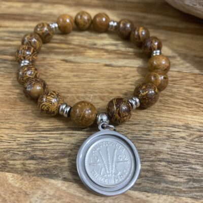 1962 Threepence Beaded Bracelet