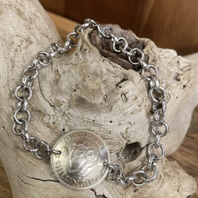 1962 Shilling Chain Link Bracelet