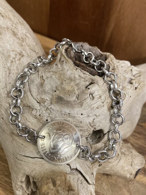 1962 Shilling Chain Link Bracelet