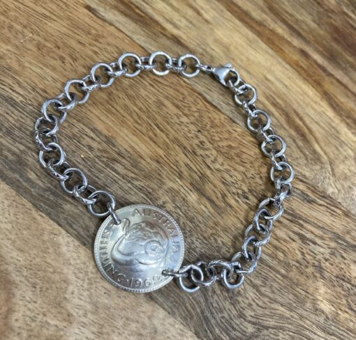 1962 Shilling Chain Link Bracelet - Image 4
