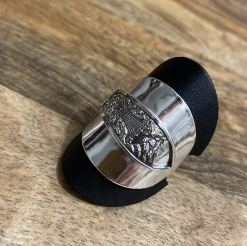 Nevada Sterling Silver Spoon Ring - Image 2
