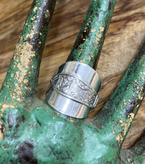 Nevada Sterling Silver Spoon Ring - Image 5