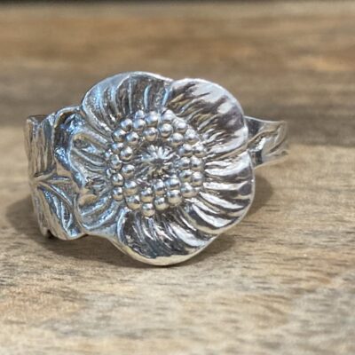 Sunflower Silverware Ring