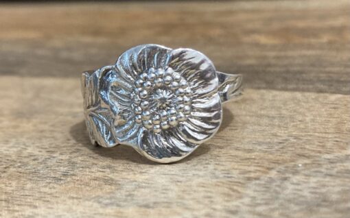 Sunflower Silverware Ring