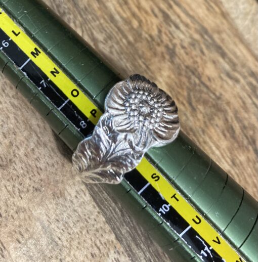 Sunflower Silverware Ring - Image 2