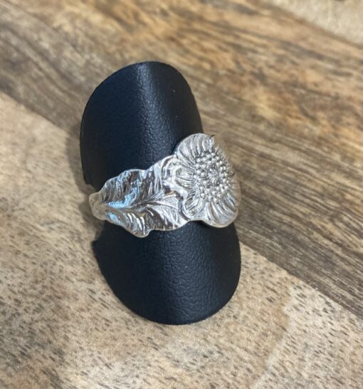Sunflower Silverware Ring - Image 3