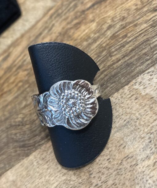 Sunflower Silverware Ring - Image 4