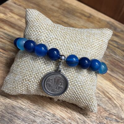 1952 Threepence Beaded Bracelet
