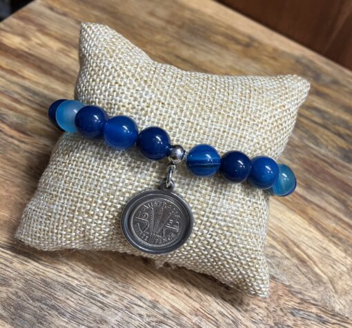 1952 Threepence Beaded Bracelet
