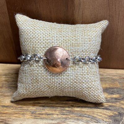1968 Copper Coin Bracelet