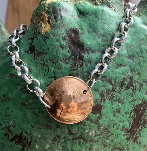 1968 Copper Coin Bracelet - Image 3