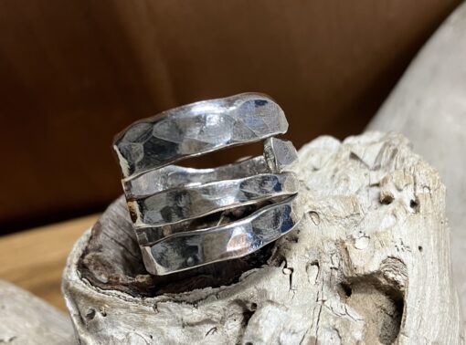 Textured Vintage Fork Ring - Image 3