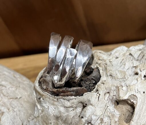 Textured Vintage Fork Ring - Image 4