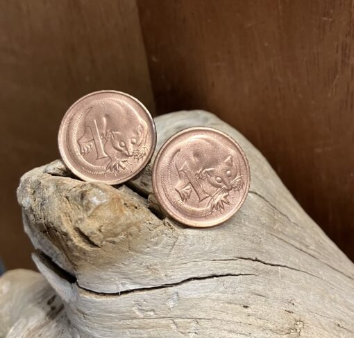 Australian One Cent Coin Studs
