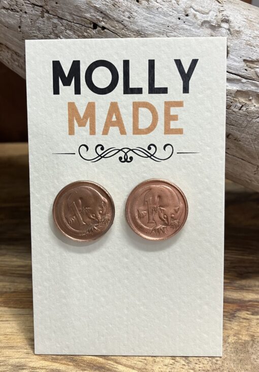 Australian One Cent Coin Studs - Image 3