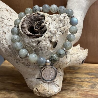 1953 Threepence Beaded