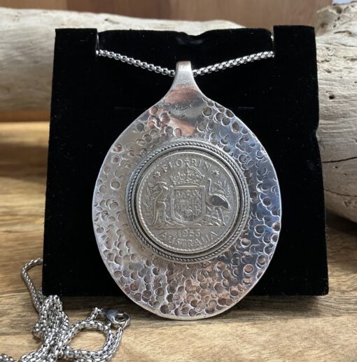 1953 Australian Florin Spoon Necklace - Image 2