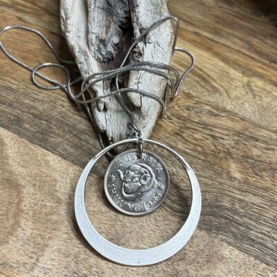 1963 Australian Shilling Necklace