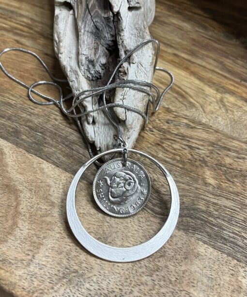 1963 Australian Shilling Necklace