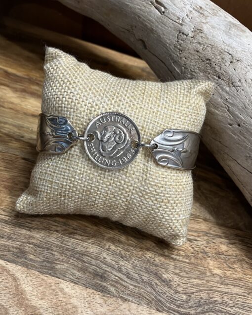 1963 Shilling Silverware Bracelet - Image 4