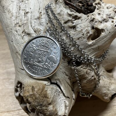 1953 Australian Florin Coin Necklace
