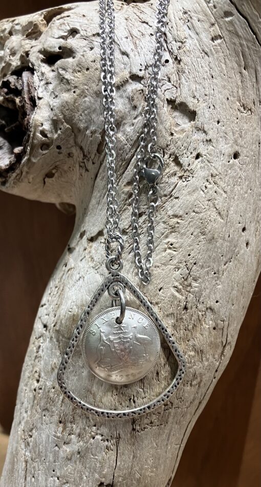 1959 Domed Sixpence Necklace - Image 2