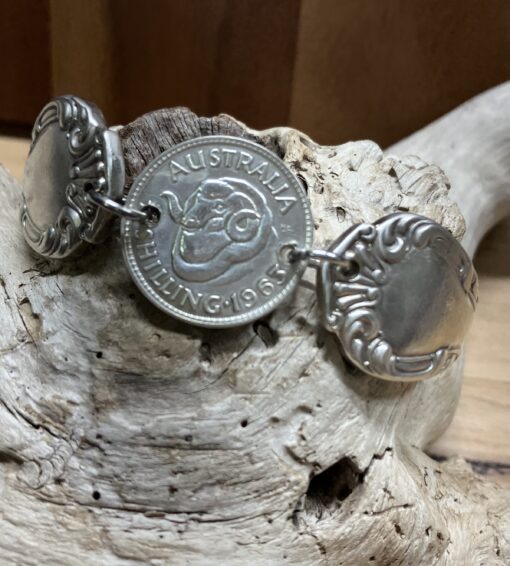 1963 Shilling Silverware Bracelet - Image 6