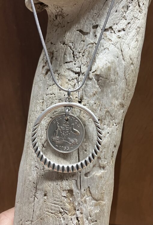 1963 Sixpence Swing Thru Necklace - Image 2