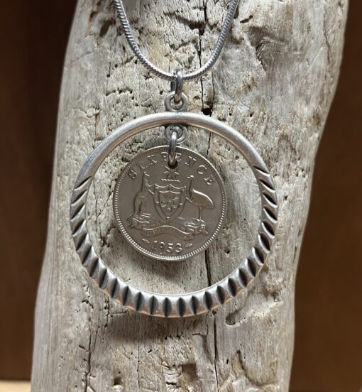1963 Sixpence Swing Thru Necklace - Image 3
