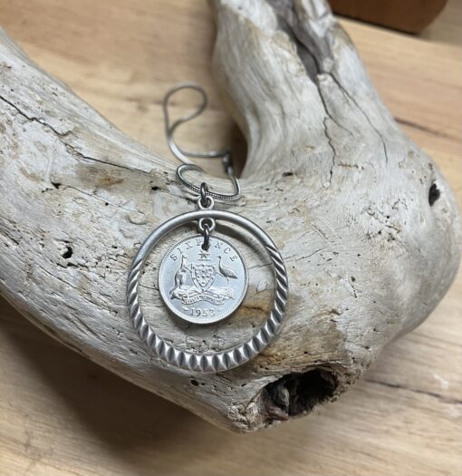 1963 Sixpence Swing Thru Necklace - Image 4