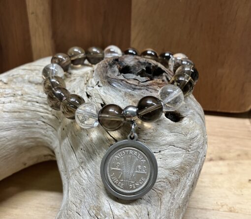 1963 Threepence Beaded Bracelet - Image 2